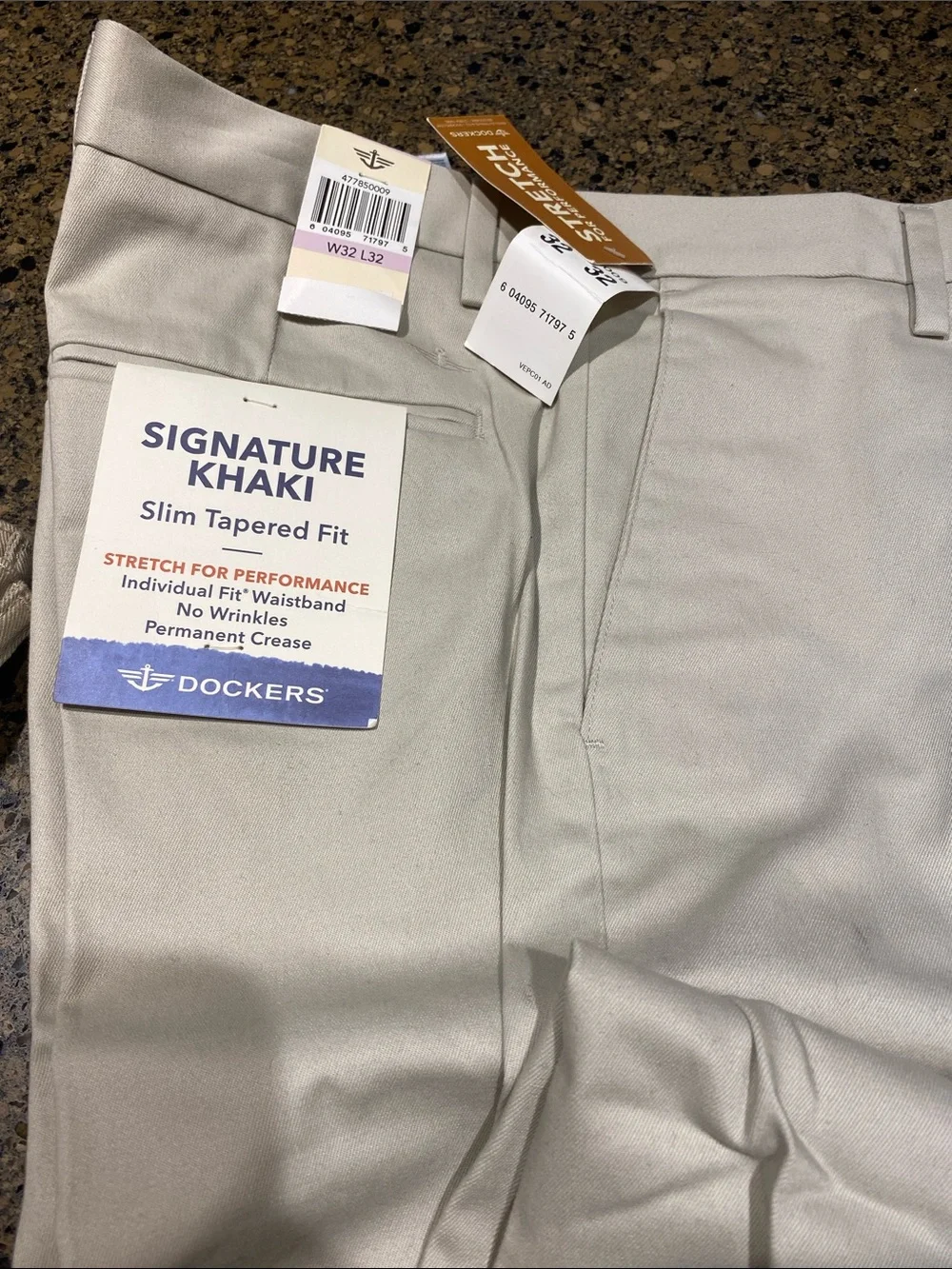 Dockers Signature Khaki Slim Tapered Pants - Light khaki